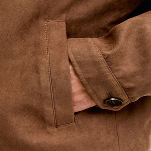 Blousons Bomber Personnalisés de Haute Qualité, Manteaux en Daim Brodés, Vente en Gros, Nouveau Style 2026, Doudoune Décontractée pour Homme Hiver - Product Image 4