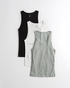 Nouveau débardeur Meilleur fournisseur Débardeur homme Manches courtes Col rond Coupe confortable - Product Image 2