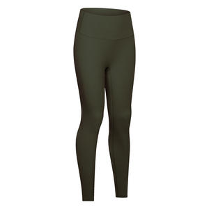 Leggings de yoga personalizados al por mayor para mujer, con textura de rejilla, control de abdomen, efecto fruncido en glúteos, ropa deportiva. - Product Image 3