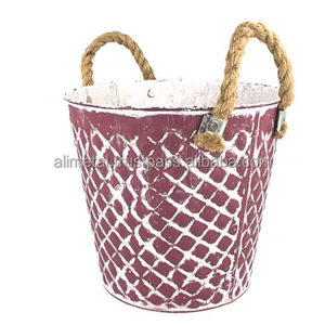 Jardin Fleur Seau Élément Décoratif - Product Image 4