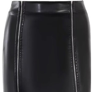 Jupe crayon en cuir sur mesure pour femme, élégante, pour le bureau ou les occasions décontractées, qualité supérieure, fabrication OEM ODM, service d'échantillons - Product Image 2