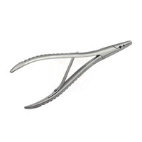 QORVEX INSTRUMENTS Pince à micro-anneaux en acier inoxydable pour pose et retrait d'extensions capillaires, usage professionnel en salon, garantie 3 ans