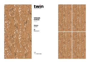 กระเบื้องพอร์ซเลนคุณภาพสูง ดีไซน์หรูหรา ขนาด 60x120 ซม. (600x1200 มม.) 24x48 นิ้ว ผิวเงา ขนาดใหญ่ เหมาะสำหรับตกแต่งภายในบ้าน - Product Image 2