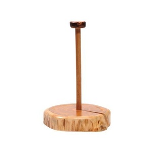 Nouveau porte-serviettes en bois tendance, option logo personnalisé, élégant, durable, finition noyer naturel, support pour serviettes en papier - Product Image 1