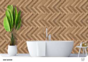 กระเบื้องพอร์ซเลนลายไม้ดีไซน์หรูหรา ผิวด้าน ขนาด 600x1200 มม. ลายไม้ธรรมชาติ สำหรับตกแต่งภายใน - Product Image 4