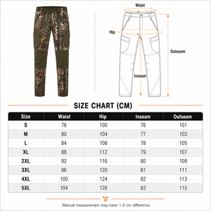 Pantalones de Caza para Hombre, de Poliéster Soft Shell, Impermeables, Transpirables, Resistentes al Viento, con Bloques de Color, para Otoño/Invierno/Primavera - Product Image 4