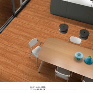 Azulejos de Porcelana Vitrificada Digitalmente Esmaltada, 20X120CM, Losetas Largas para Pisos, para Proyectos de Decoración de Paredes y Pisos Interiores Modernos - Product Image 1