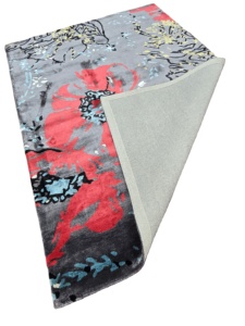 ชุดพรมสุดหรูผ้าคอตตอนถักด้วยมือพร้อมห่วงหลายชั้นแบบตัดด้วยมือดีไซน์ทันสมัยเป็นมิตรกับสิ่งแวดล้อมสำหรับสัตว์เลี้ยงห้องนั่งเล่นดอกไม้ออกแบบได้ตามต้องการ100% - Product Image 3