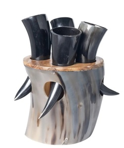 Horn beer mug Viking horn mug Nordic drinking horn <b>drinkware</b> <b>accessories</b> - Product Image 1