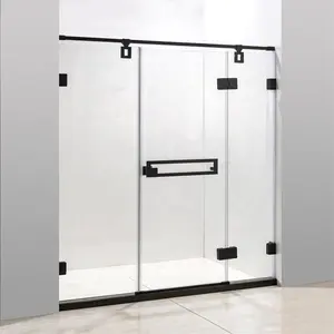 Lavabo Badezimmer Einzelperson Badezimmer türen Duschkabine mit Badewanne Combo Badezimmer Glas dusche