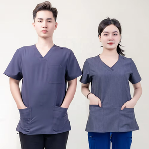 Women's and Men's Hospital Uniform Medical <b>Scrubs</b> Pants, Shirt Good Stretch From Verified Manufacturer <b>Clothes</b> - ODM/ OEM - Product Image 2