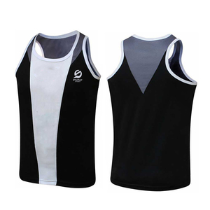 Wholesale Price <b>Custom</b> Logo Comfortable Breathable Boxing Vest Professional Fighting Training Boxing Vest - Product Image 1