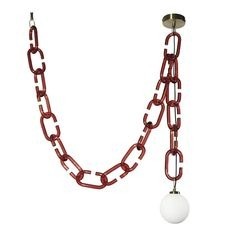 Decoración de Pared Moderna con Cadena Acrílica y Esferas de Vidrio Ovaladas, Diseño Art Deco, Impermeable - Product Image 3