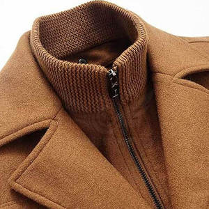 Latest Design Premium Quality <b>Men</b> Canvas <b>Jacket</b> Low MOQ Direct Factory Supplier Custom Made Winter Streetwear Stand Front - Product Image 5