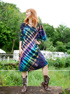 Premium Quality Women's <b>Kaftan</b> Dress Casual <b>Summer</b> Boho Style Tie-Dye V-neck Slit Long Wear Straight Silhouette Evening Swim - Product Image 5