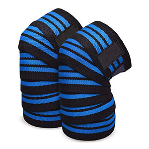 Sports <b>Knee</b> Wraps Breathable Lightweight Heavy Duty <b>Knee</b> Support for Weightlifting Squats Powerlifting & Cross Training Non-Slip - Product Image 3