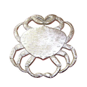 Salvamanteles único de metal con diseño de pez redondo para platos calientes, de aluminio pulido, resistente al calor, para mesa de cocina y decoración del hogar - Product Image 6