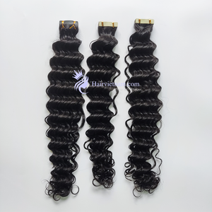 ส่วนขยายเทปกาวติดเอวสไตล์เวียดนามเวียดนาม100% ผมมนุษย์แท้ที่มีเนื้อคลื่น - Product Image 4