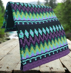 Manta de Silla de Montar Navajo Western con Forro de Polialgodón y Tejido de Lana de Alta Densidad para Equitación - Product Image 4