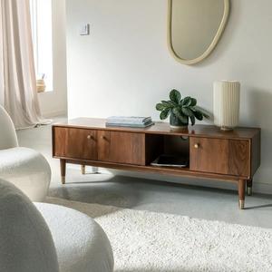 Mueble para TV Vandana Vertex Arion de 3 puertas en madera de acacia - Product Image 1