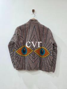 Handmade Velvet Suzani Eco-Friendly Uzbek Suzani Velvet Outerwear <b>Coat</b> Winter Boho Embroidered Women's Luxury <b>Coat</b> for Party Wea - Product Image 4