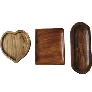 Ensemble de 3 planches à découper en bois d'acacia Planche à découper en bois écologique pour la cuisine avec plateau de service Viande Fromage Fruits Plateau - Product Image 1