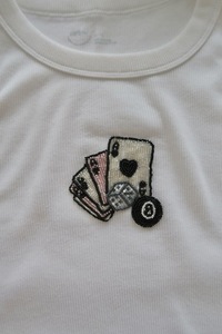 เสื้อกล้ามผ้าฝ้ายสีเขียวปักลายนกทูแคนประดับลูกปัด งานแฮนด์เมดลายสัตว์ - Product Image 4