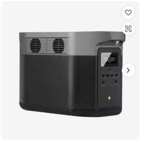 สถานีไฟฟ้าคุณภาพสูง DELTA2MAX พร้อมแบตเตอรี่เสริมอัจฉริยะ เพิ่มความจุจาก 2048Wh เป็น 4096Wh เครื่องกำเนิดพลังงานแสงอาทิตย์ - Product Image 1