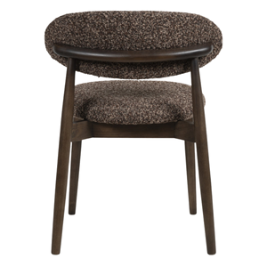 Modern Upholstered Dining <b>Chair</b> with Solid Wood Frame|<b>Comfortable</b> Fabric Seat for Home&Restaurant - Product Image 5