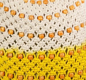 Sacs à main en crochet de luxe tendance 2026 pour femmes, pochettes en corde de coton faites à la main, sacs de plage avec poignée en bois, style cabas bandoulière - Product Image 2