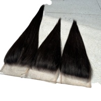 Vietnam gros dentelle fermeture HD 5x5 cheveux humains dentelle fermeture 2024 tendances chaudes mode fermeture de cheveux humains Nature couleur