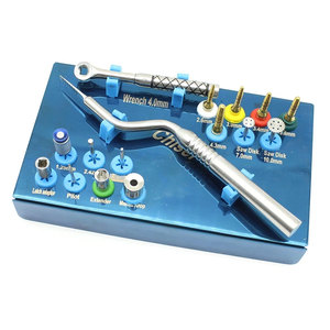 Instrumental Quirúrgico Dental: Kit de Implantes, Expansor y Cincel Óseo, Levantamiento de Seno con Discos de Sierra, Kit de Compresión Ósea para Implantes - Product Image 1