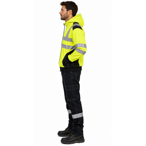 Sudadera de Seguridad Transpirable e Impermeable con Alta Visibilidad Reflectante, Servicio OEM ODM, Uniforme de Trabajo para Hombre para Exteriores - Product Image 4