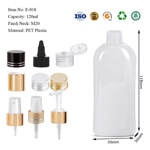 Botella Plana de Plástico PET Vacía de 4oz, 10oz, 16oz, 25oz, 33oz con Pulverizador, Serigrafía, para Cuidado de la Piel, Champú, Acondicionador, Envase Personalizado - Product Image 5