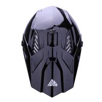 Casque de VTT intégral modèle 17 avec aérations, visière réglable, respirant, pour moto tout-terrain, avec Bluetooth