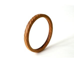 Bracelets en bois de Sissoo fabriqués à la main, design géométrique vintage, bijoux de mode pour femmes, occasions de fête - Product Image 1