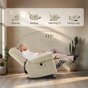 Sofá Cama de Terciopelo con Reposapiés y Portavasos, Sillón Reclinable para Sala de Estar, Patas Metálicas Extraíbles, Categoría de Producto: Sillón de Masaje - Product Image 6