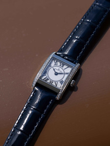 Leather Stainless Steel Rectangle Alexander Ferros 7281S-02 SAPPHIRE CRYSTAL Rubber 50 m Water Resistant Fashion - Product Image 2