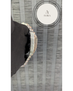 100% High Quality VVS Moissanite Diamond Watch Men Mechanical Movement Stainless Steel Iced Hip Hop <b>Square</b> Watch Wholesale Rate - Product Image 4
