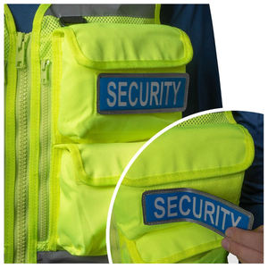 Gilet de sécurité en coton haute visibilité, infroissable, certifié EN, personnalisable ODM, réfléchissant pour hommes, vente en gros - Product Image 4