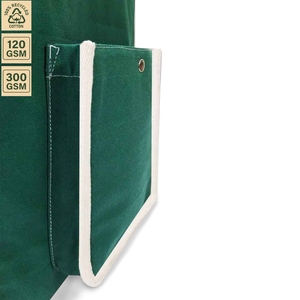 Bolsa de Lona de Algodón de 300 GSM con Logotipo Personalizado, Bolsa de Hombro Acolchada para Portátil con Bolsillo Frontal, 32x43 cm, Proveedor Mayorista OEM ODM - Product Image 2