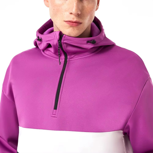 Men's Solid Windproof Hooded Sweatshirt Polyester/Cotton <b>Hip</b> Hop Casual Autumn Wear - Product Image 5