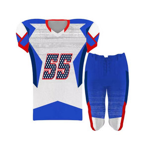 Uniforme de Fútbol Americano al Por Mayor con Material de Secado Rápido, Poliéster 100% Premium, Transpirable, Antibacterial, con Logotipo Personalizado - Product Image 6