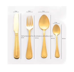 Elegant Designs Stainless Steel Cutlery Set From India Various Finishes and Sizes for Wedding Flatware for Export - Product Image 1
