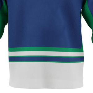 Maillot de hockey sur glace personnalisé fabriqué en usine, logo personnalisé, écologique, respirant, 100% polyester, impression par sublimation totale, OEM - Product Image 5
