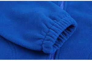 Custom Women Color Block Snap Button Pullover Fleece Navy Blue Camel <b>Stand</b> Collar Quarter Placket Warm Pullover Sweater - Product Image 6