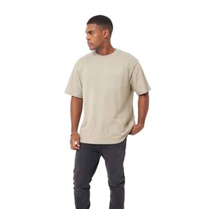 Camiseta Casual Oversize de Color Liso para Hombre al por Mayor, Tejido Jersey 100% Algodón, Secado Rápido y Transpirable - Product Image 6
