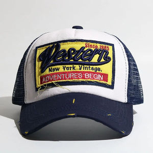 Gorras Trucker Casuales de Verano de Alta Calidad al por Mayor, con Logotipo Personalizado Bordado/Estampado, de 5 Paneles, Malla Ajustable, Lona - Product Image 1