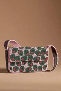 Sac de soirée de luxe fait main vintage pour femme, broderie de perles, fermeture à loquet, en toile avec doublure en coton, multi-usages - Product Image 6
