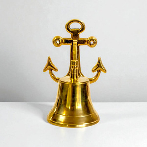 Campana Decorativa de Latón, Forma Única, Diseño Moderno, Campana de Latón de Primera Calidad, Campana para Decoración del Hogar, Exterior, Barco, Hotel, Entrada, Regalos - Product Image 1